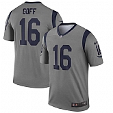 Nike Rams 16 Jared Goff Gray Inverted Legend Jersey Dzhi,baseball caps,new era cap wholesale,wholesale hats